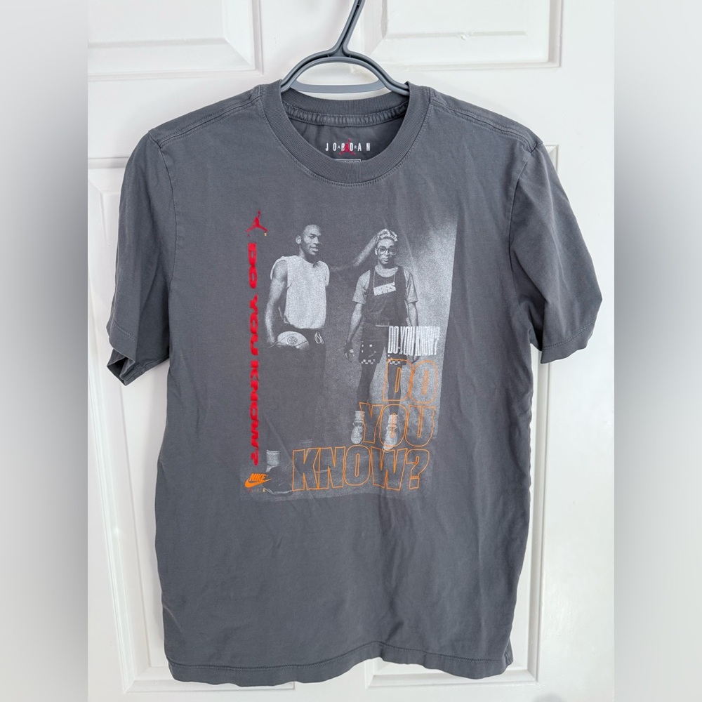 Nike Air Jordan Do You Know Graphic Short Sleeve Tee
